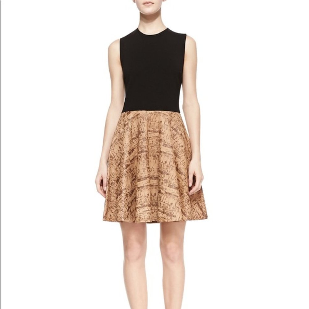 Diane von Furstenberg Jeannie Sleeveless dress cork flare 2011 collection
